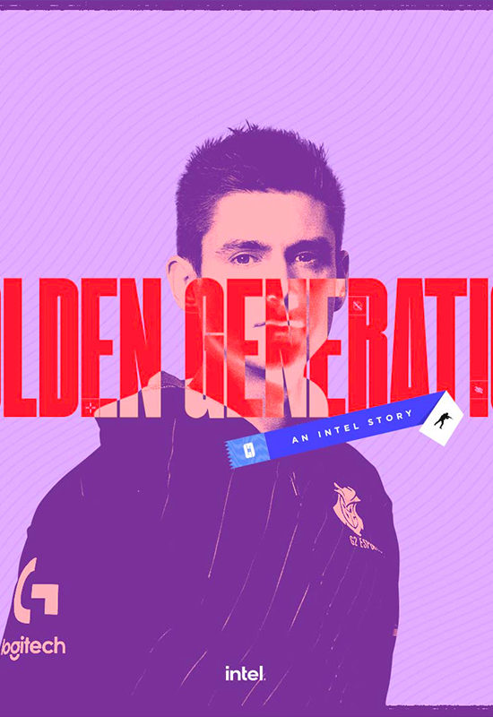 Création Webdesign pour Golden Generation by Intel UI UX habillage identité visuelle design lestudiova graphiste graphisme Toulouse