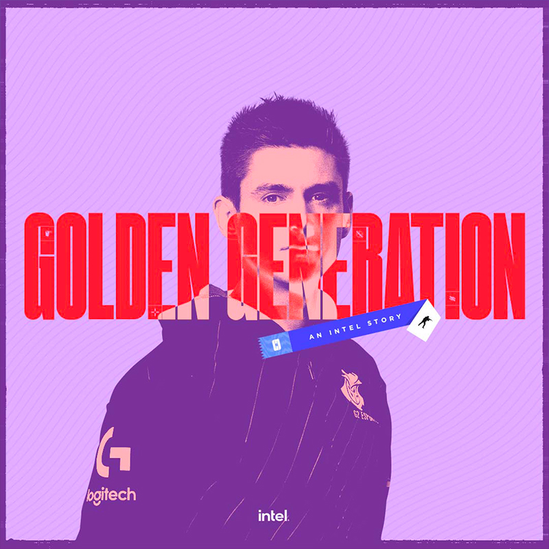 Création Webdesign pour Golden Generation by Intel UI UX habillage identité visuelle design lestudiova graphiste graphisme Toulouse